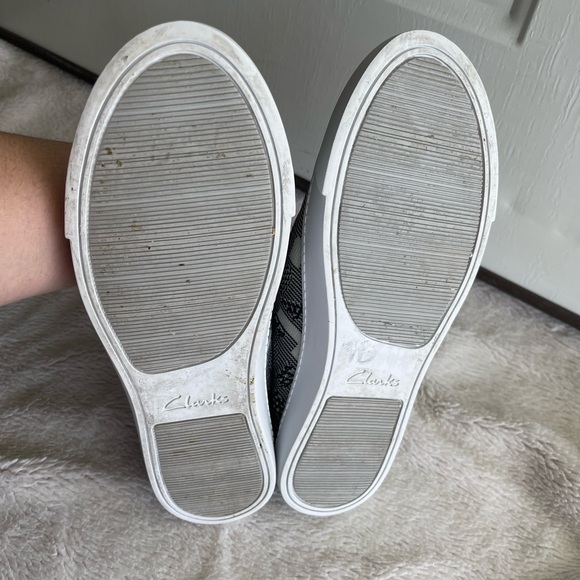 Clarks sumerset casual comfort black and white sneaker - Picture 6 of 11